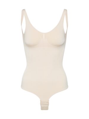 MAGIC Bodyfashion Alakformáló body  bézs / fehér