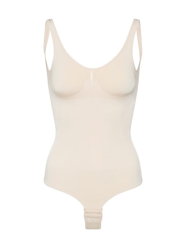 MAGIC Bodyfashion Alakformáló body  bézs / fehér