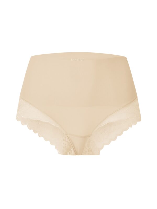 MAGIC Bodyfashion Slip 'Tummy Shaper Lace'  bézs / fehér
