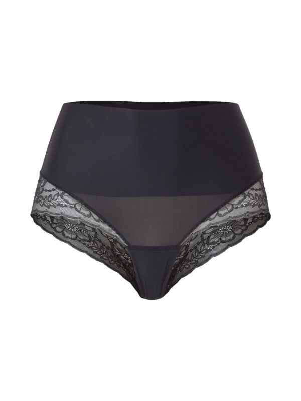 MAGIC Bodyfashion Slip 'Tummy Shaper Lace'  fekete