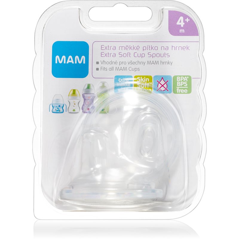 MAM Baby Bottles Extra Soft Cup Spout tartalék itató 4m+ 2 db-Ár