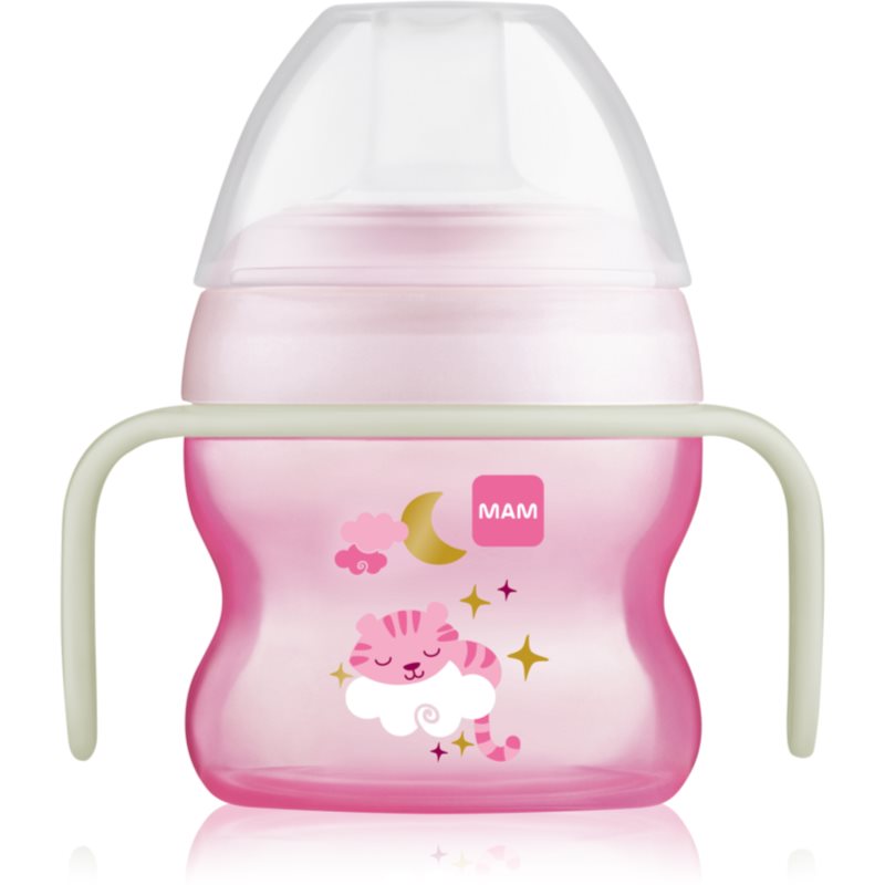 MAM Starter Cup Night gyakorlóbögre fogantyúval Tiger 150 ml-Ár