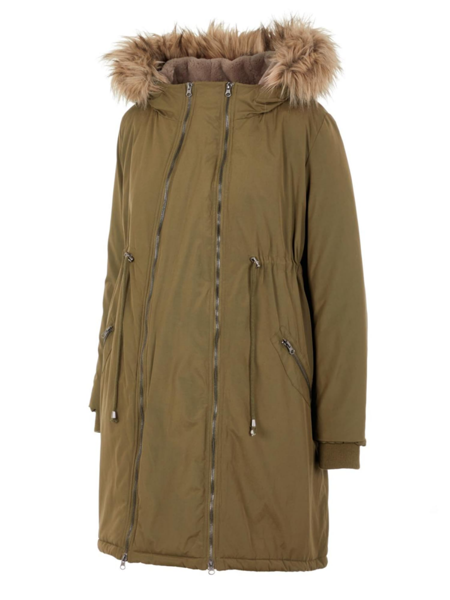 MAMALICIOUS Téli parka 'Amy'  olíva-Ár
