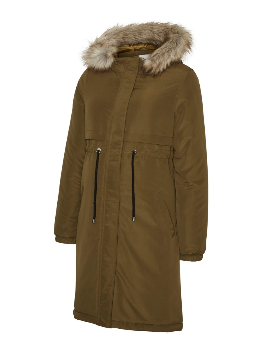 MAMALICIOUS Téli parka 'Jessi'  olíva-Hungary