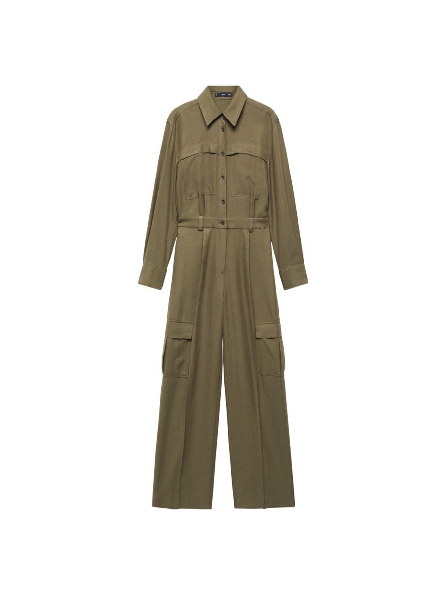 MANGO Kezeslábas 'Berlina'  khaki-Ár