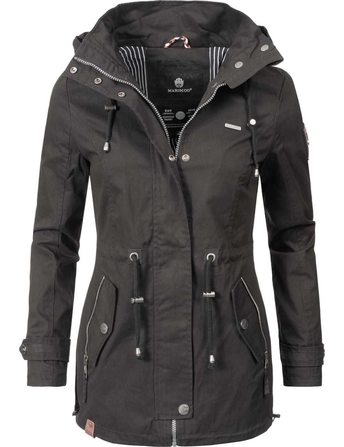 MARIKOO Átmeneti parka 'Nyokoo'  fekete