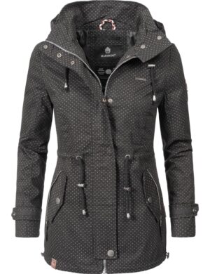 MARIKOO Átmeneti parka 'Nyokoo'  fekete / gyöngyház-fehér