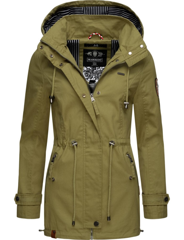 MARIKOO Átmeneti parka 'Nyokoo'  olíva-Hungary