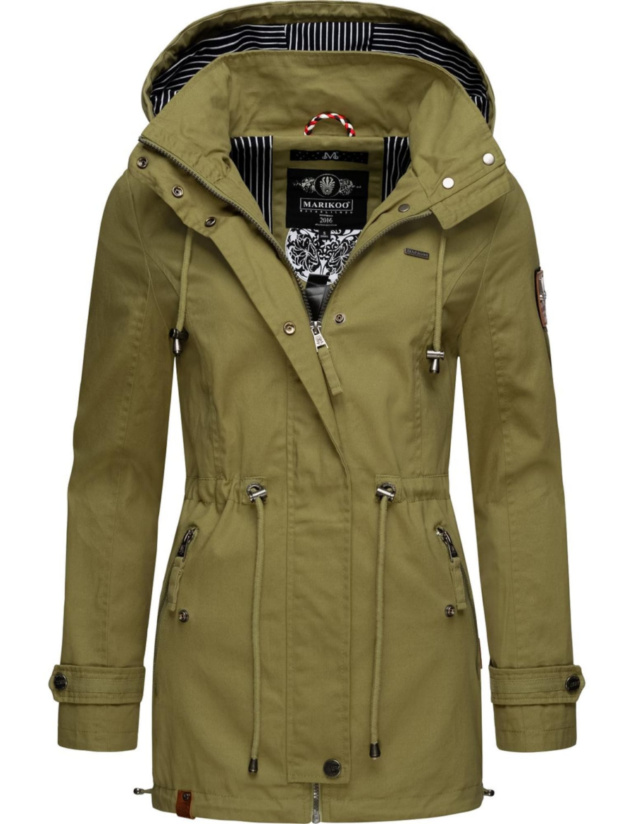 MARIKOO Átmeneti parka 'Nyokoo'  olíva-Hungary