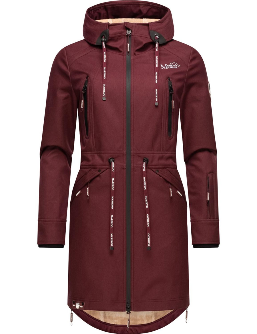 MARIKOO Átmeneti parka  bordó-Hungary