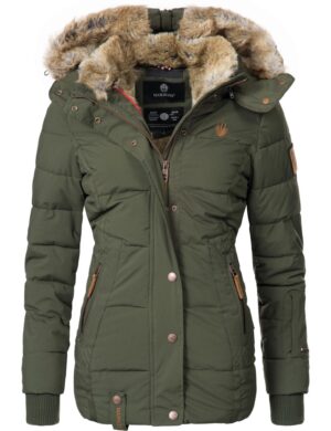MARIKOO Téli dzseki 'Nekoo'  khaki