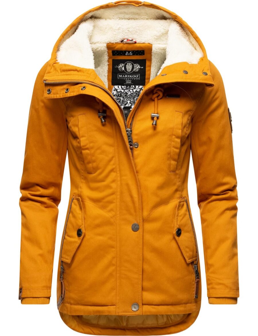 MARIKOO Téli parka 'Bikoo'  barna / konyak-hu