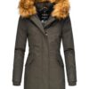 MARIKOO Téli parka 'Karmaa'  antracit-hu