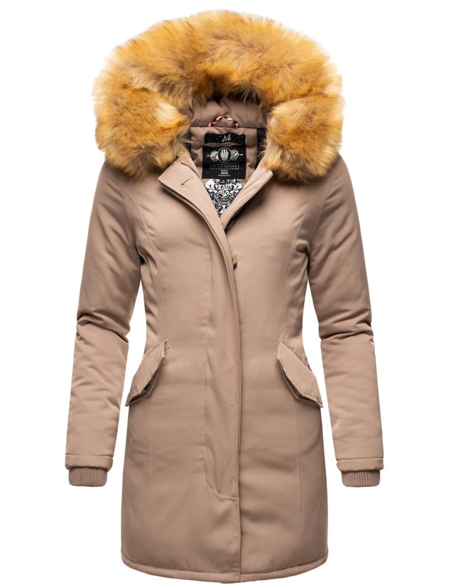 MARIKOO Téli parka 'Karmaa'  taupe-hu