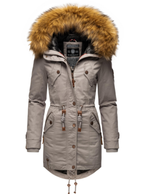 MARIKOO Téli parka 'La Viva'  világosbarna / szürke-Hungary