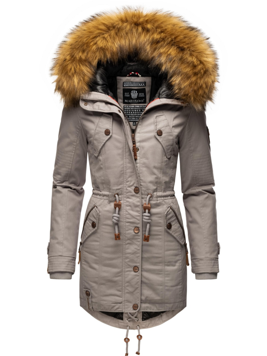 MARIKOO Téli parka 'La Viva'  világosbarna / szürke-Hungary