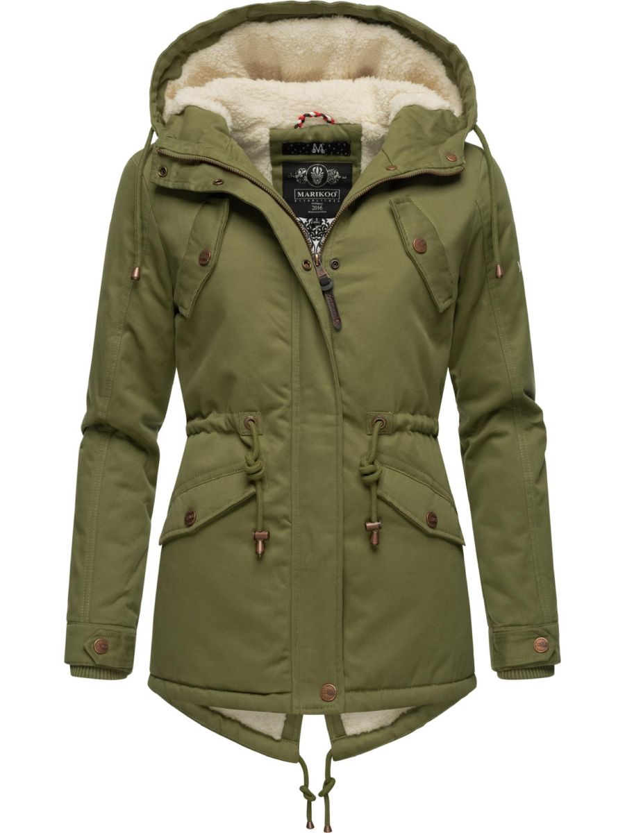 MARIKOO Téli parka 'Manolya'  olíva-Hungary