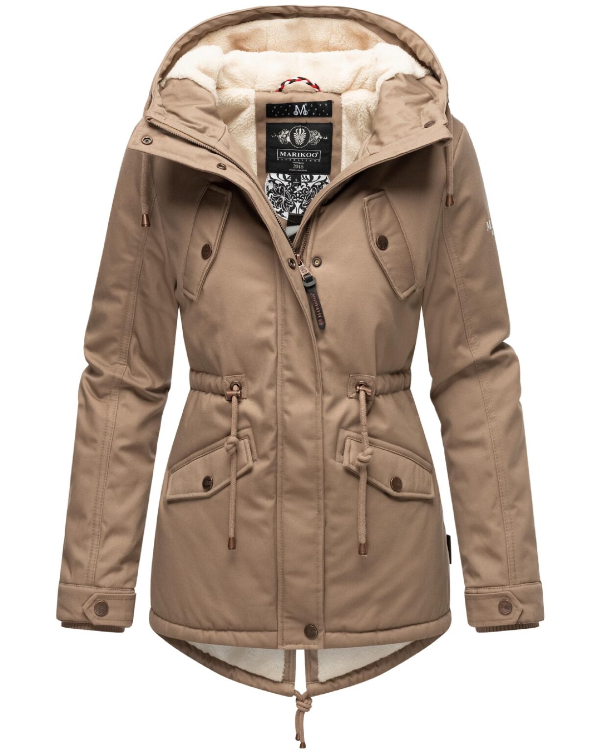MARIKOO Téli parka 'Manolya'  taupe