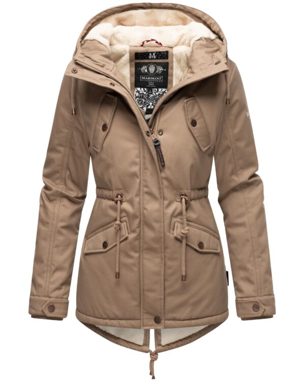 MARIKOO Téli parka 'Manolya'  taupe