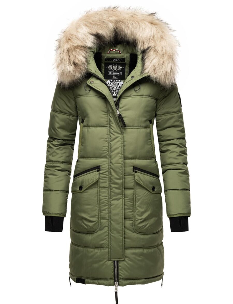 MARIKOO Télikabátok 'Chaskaa'  khaki-hu