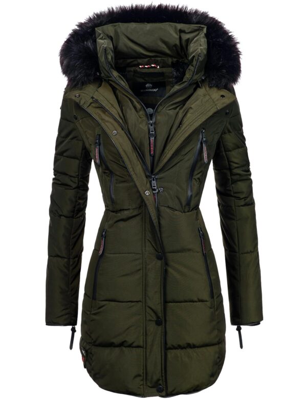 MARIKOO Télikabátok 'Moonshine'  khaki / fekete-hu