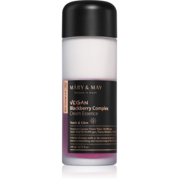 MARY & MAY Blackberry Complex Cream Essence koncentrált hidratáló esszencia az érzékeny arcbőrre 140 ml-Ár