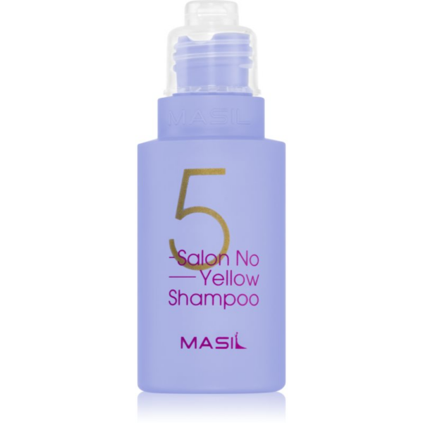 MASIL 5 Salon No Yellow lila sampon semlegesíti a sárgás tónusokat 50 ml-Ár