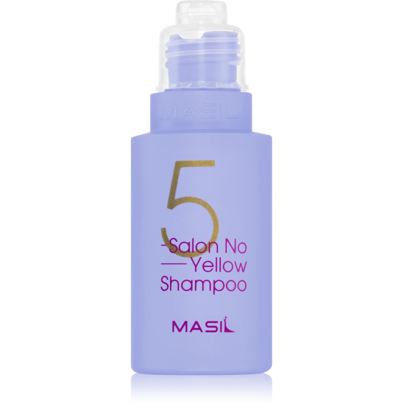 MASIL 5 Salon No Yellow lila sampon semlegesíti a sárgás tónusokat 50 ml-Ár