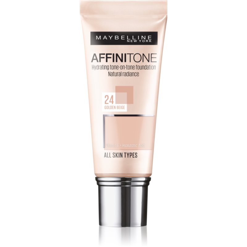 MAYBELLINE NEW YORK Affinitone hidratáló alapozó árnyalat 24 Golden Beige 30 ml-Eredeti