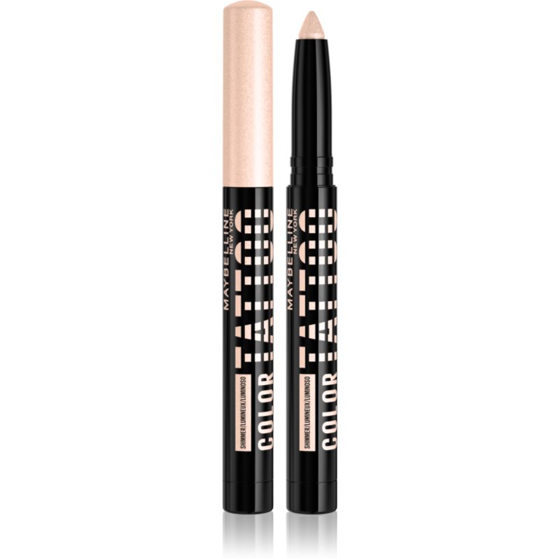 MAYBELLINE NEW YORK Color Tattoo 24 HR szemhéjfestékek és szemceruzák árnyalat 10 I am Shining 1.4 g-Ár