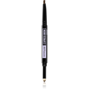 MAYBELLINE NEW YORK Express Brow Satin Duo ceruza és púder szemöldökre duo árnyalat 02 - Medium Brown-Ár