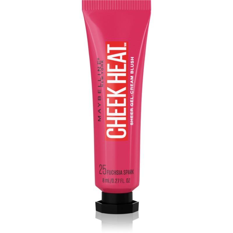 MAYBELLINE NEW YORK Face Studio Cheek Heat krémes arcpirosító árnyalat 25 Fuchsia Spark 10 ml-Ár
