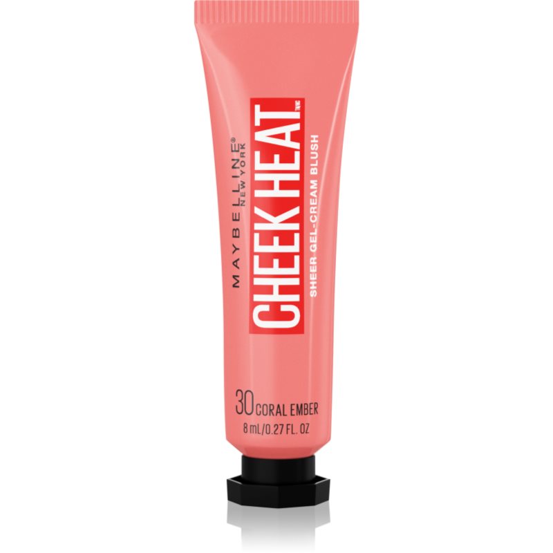 MAYBELLINE NEW YORK Face Studio Cheek Heat krémes arcpirosító árnyalat 30 Coral Ember 10 ml-Ár