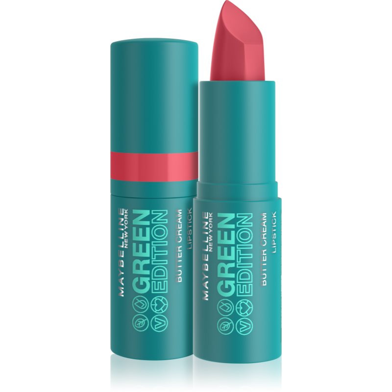 MAYBELLINE NEW YORK Green Edition krémes rúzs hidratáló hatással árnyalat 008 Floral 3.4 g-ár