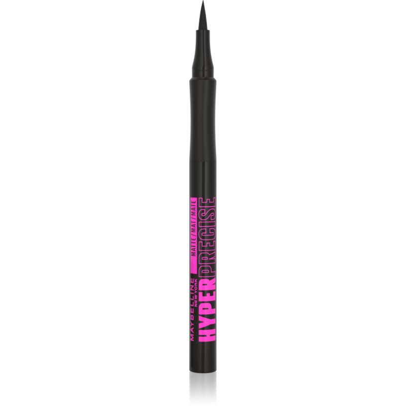 MAYBELLINE NEW YORK Hyper Precise ultra-fekete szemhéjtus árnyalat Black Matte 1 ml-Eredeti