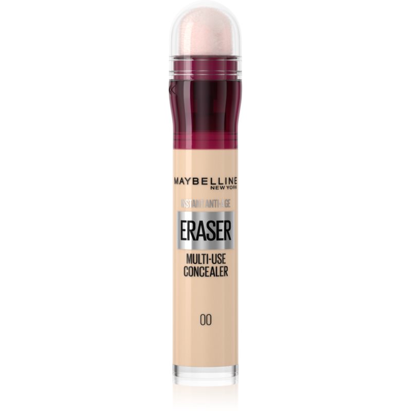 MAYBELLINE NEW YORK Instant Anti Age Eraser folyékony korrektor szivacsos applikátorral árnyalat 00 Ivory 6.8 ml-Eredeti