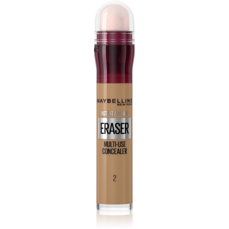 MAYBELLINE NEW YORK Instant Anti Age Eraser folyékony korrektor szivacsos applikátorral árnyalat 02 Nude 6.8 ml-Eredeti