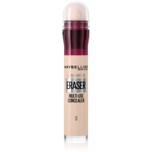 MAYBELLINE NEW YORK Instant Anti Age Eraser folyékony korrektor szivacsos applikátorral árnyalat 03 Fair 6.8 ml-Eredeti