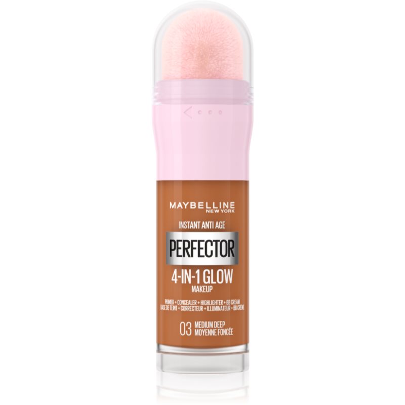 MAYBELLINE NEW YORK Instant Perfector 4-in-1 élénkítő make-up a természetes hatásért árnyalat 03 Medium Deep 20 ml-Ár