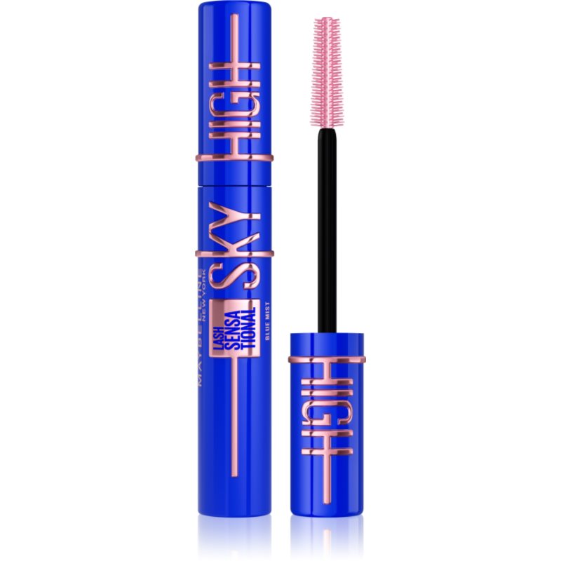 MAYBELLINE NEW YORK Lash Sensational Sky High dúsító és hosszabbító szempillaspirál árnyalat Blue Mist 7.2 ml-Ár