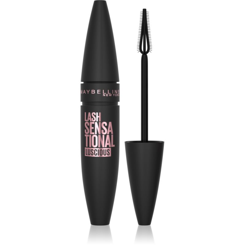MAYBELLINE NEW YORK Lash Sensational szempillaspirál a dús és szétválasztott pillákért árnyalat Black 9.5 ml-Eredeti
