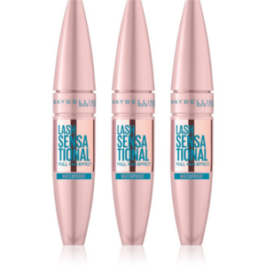 MAYBELLINE NEW YORK Lash Sensational vízálló szempillaspirál 3x9.4 ml-ár