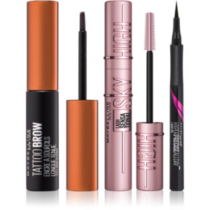 MAYBELLINE NEW YORK Make-Up Set kedvezményes ár szettben szem és szemöldök számára Medium Brown-Ár