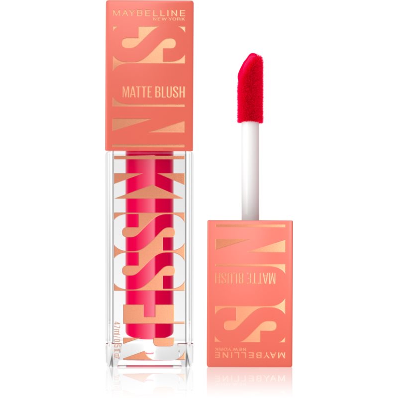 MAYBELLINE NEW YORK Sunkisser Matte folyékony arcpirosító matt hatással árnyalat 31 Hot Pink Summer 4.7 ml-ár