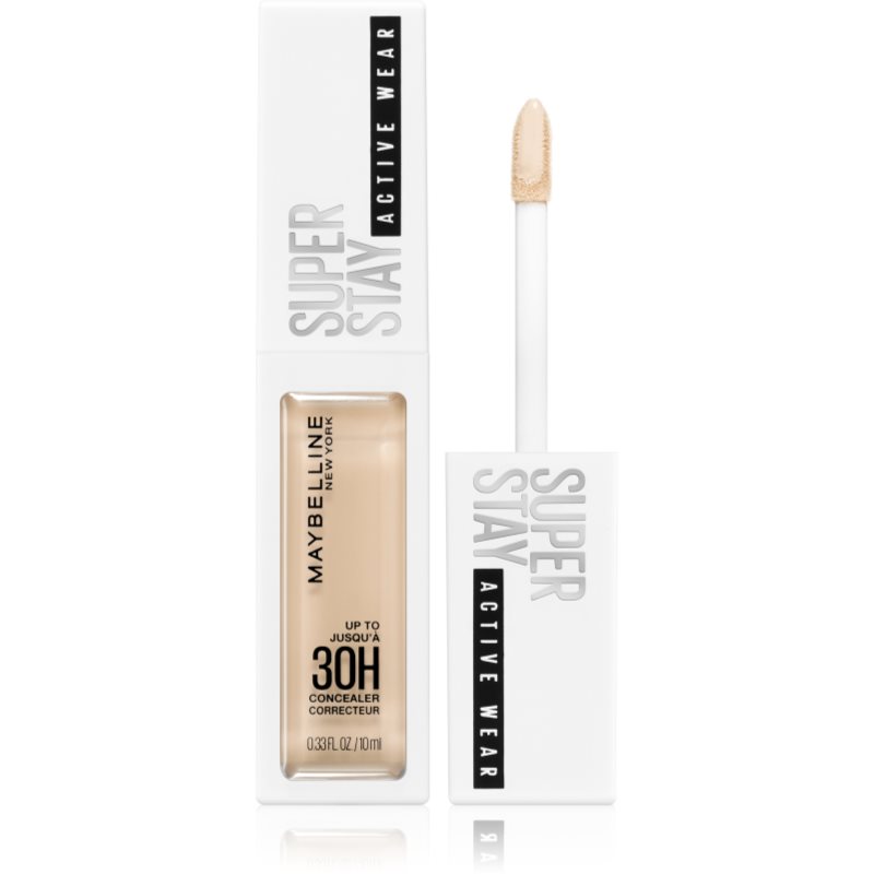 MAYBELLINE NEW YORK SuperStay Active Wear magas fedésű korrektor árnyalat 15 Light 10 ml-Ár