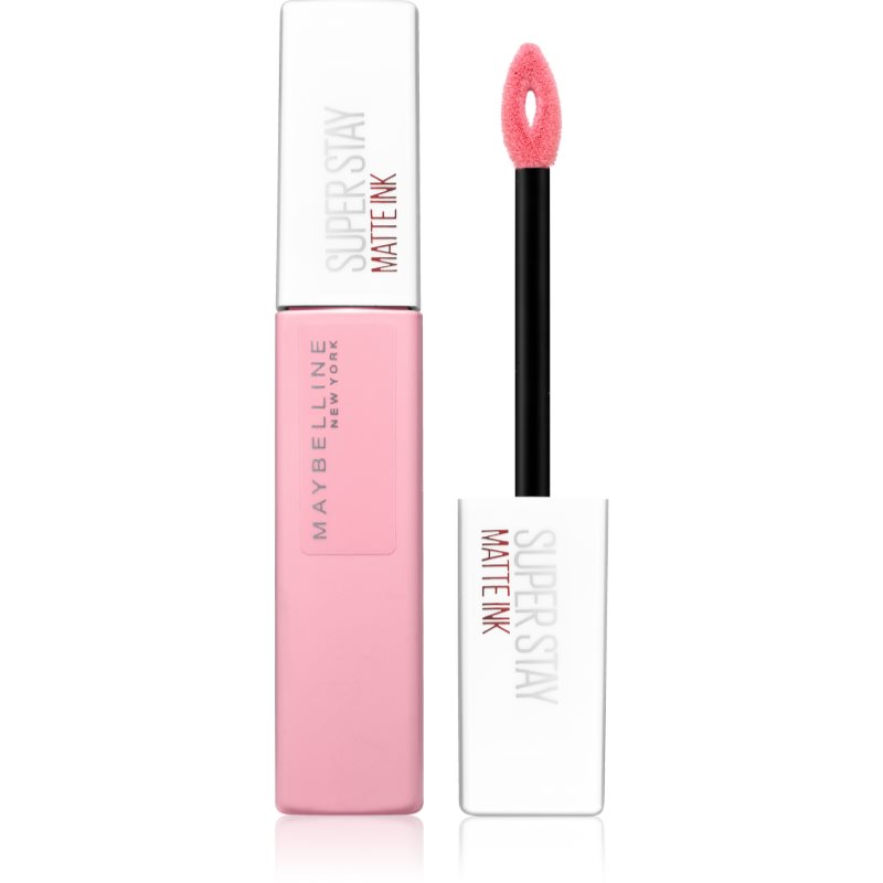 MAYBELLINE NEW YORK SuperStay Matte Ink mattító folyékony rúzs a hosszan tartó hatásért árnyalat 10 Dreamer 5 ml-Eredeti