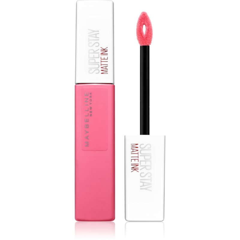 MAYBELLINE NEW YORK SuperStay Matte Ink mattító folyékony rúzs a hosszan tartó hatásért árnyalat 125 Inspirer 5 ml-Eredeti