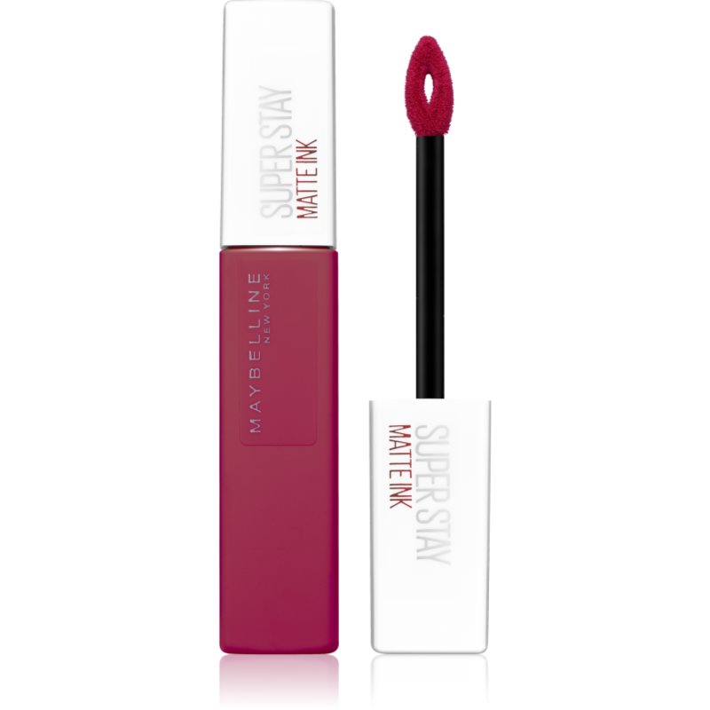 MAYBELLINE NEW YORK SuperStay Matte Ink mattító folyékony rúzs a hosszan tartó hatásért árnyalat 80 Ruler 5 ml-Eredeti