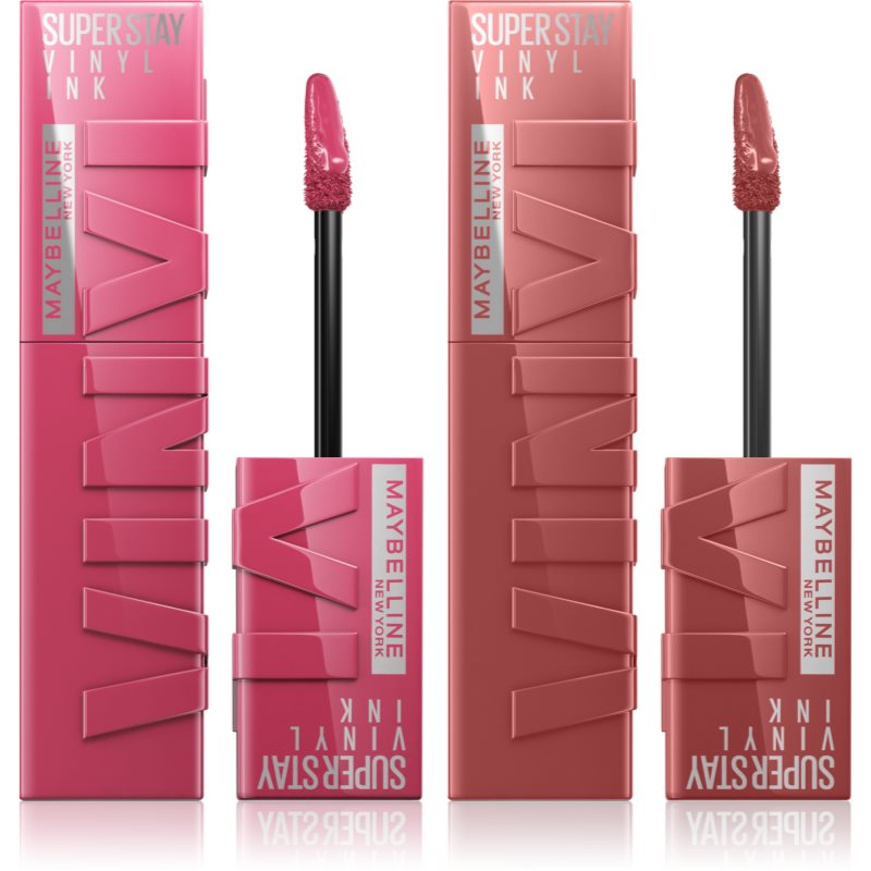 MAYBELLINE NEW YORK SuperStay Vinyl Ink folyékony rúzs 2x4.2 ml