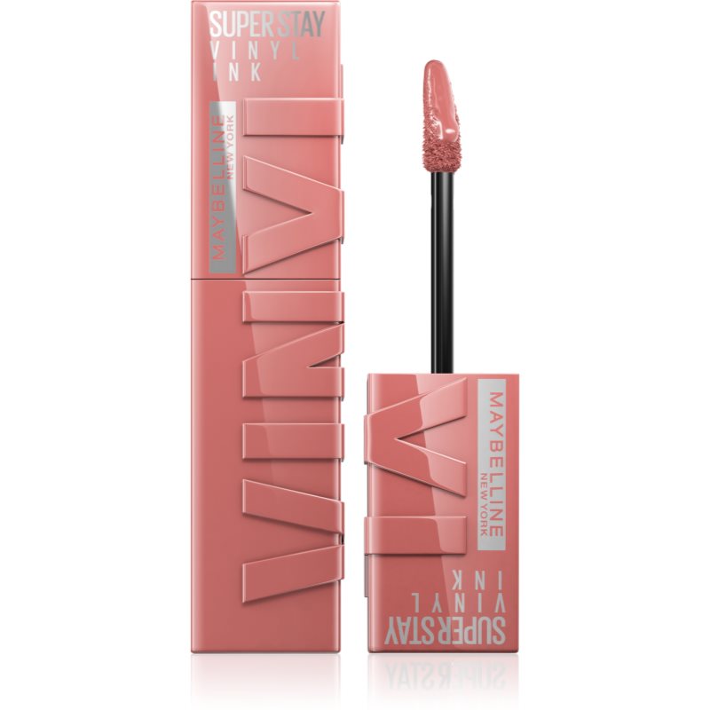 MAYBELLINE NEW YORK SuperStay Vinyl Ink hosszantartó folyékony rúzs 100 CHARMED 4.2 ml-Ár